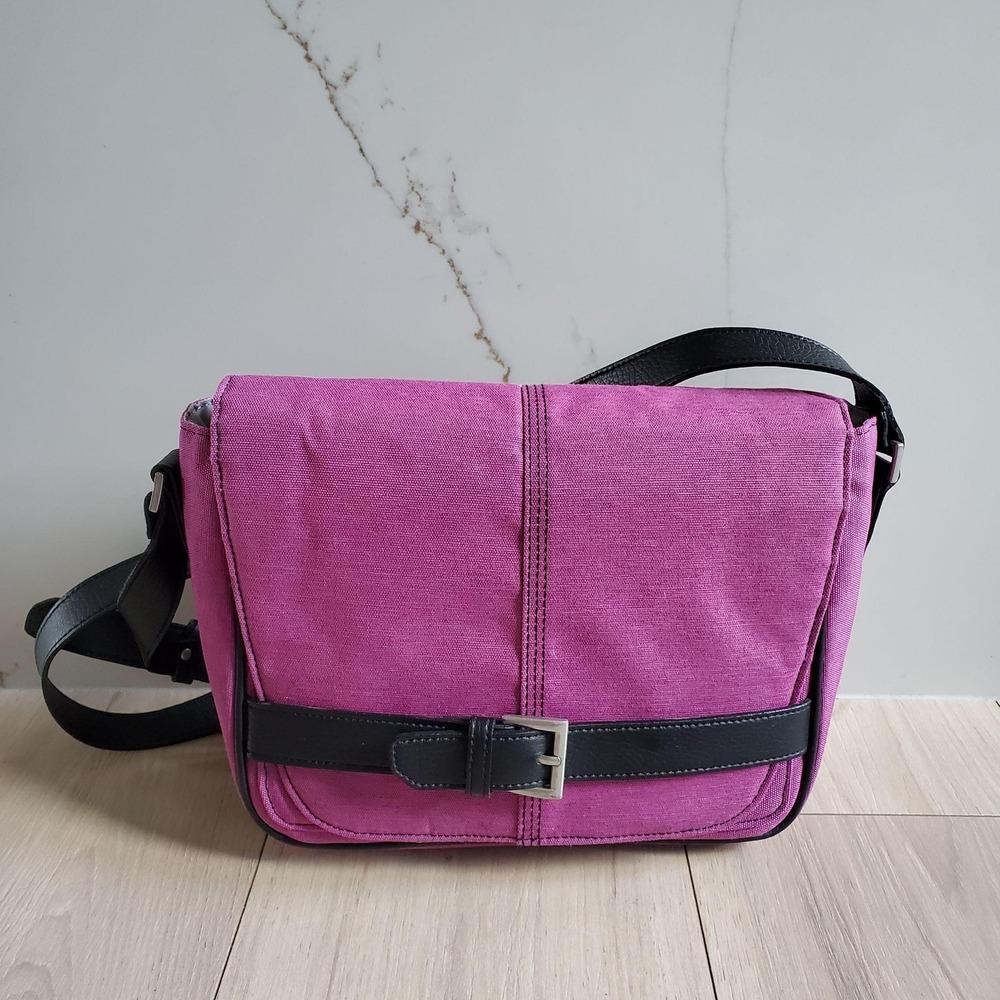 5.11 Tactical Messenger Bag Womens Pink Canvas Buckle Crossbody Shoulder